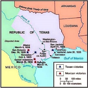 Texas-Mexico border 1846